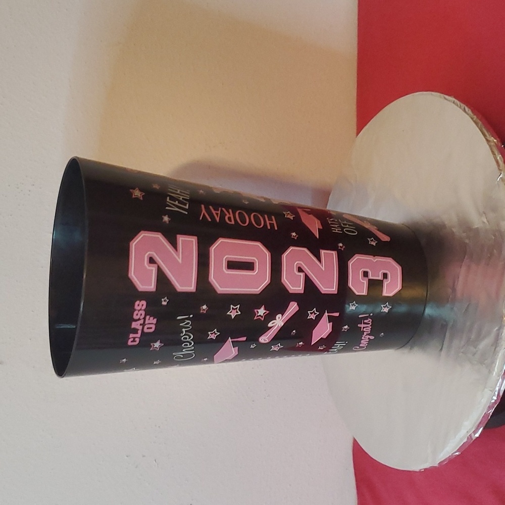 Black / Pink / White "Class Of 2023" Tumbler